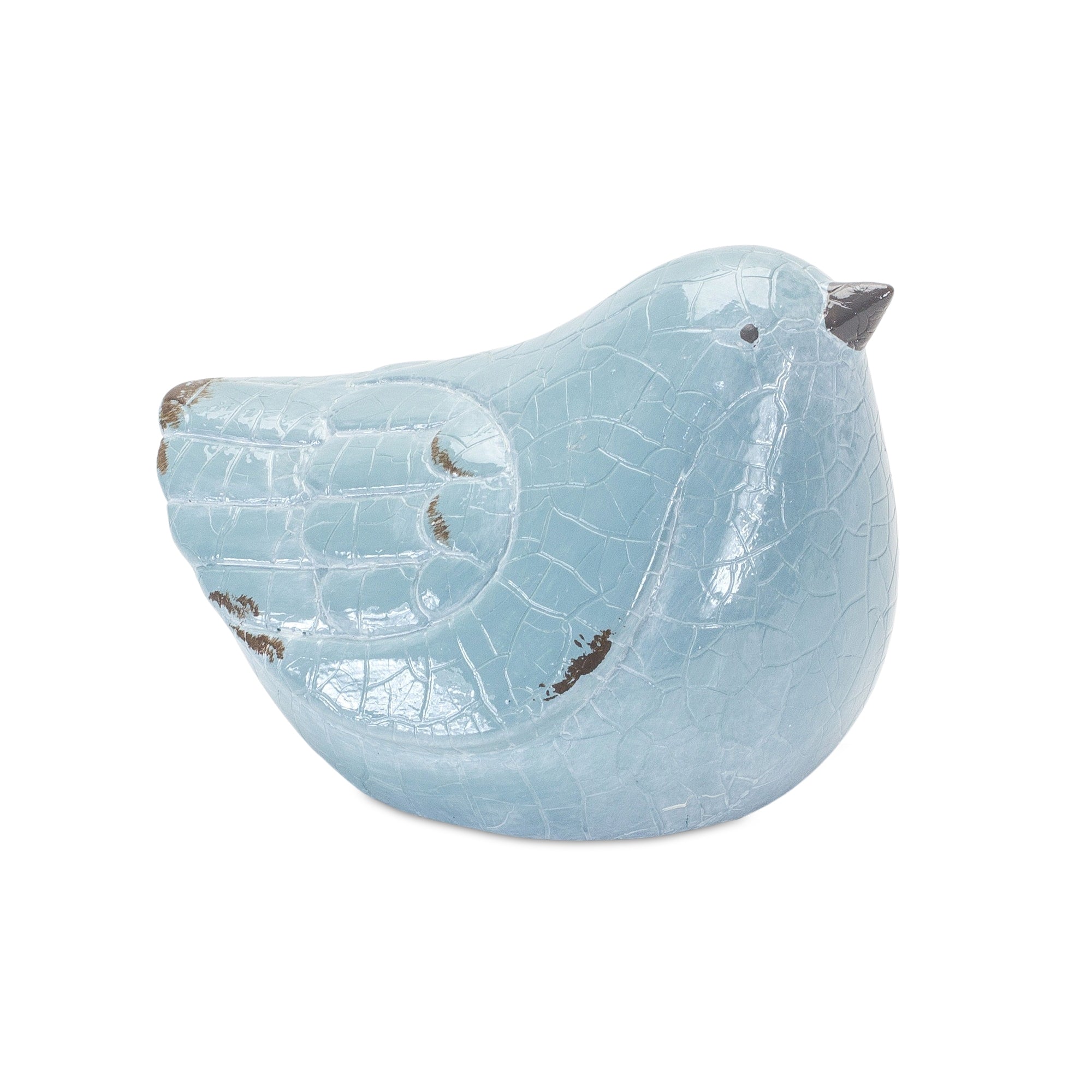 Cracked Terra Cotta Bird Figurine with Distressed Finish (Set of 4) - Pier 1