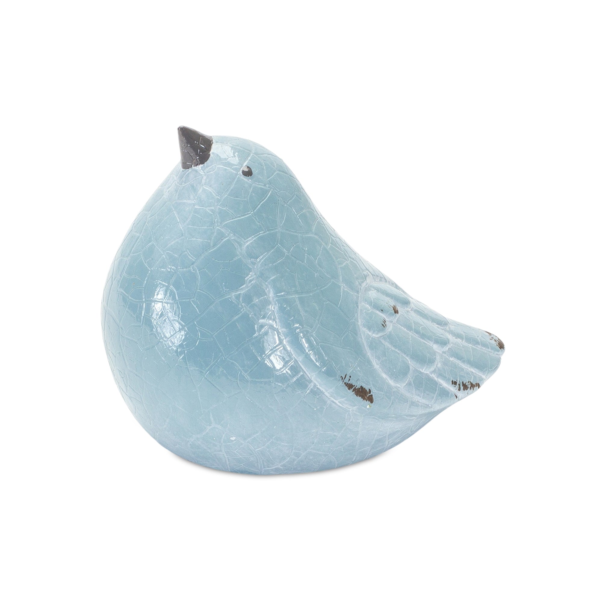 Cracked Terra Cotta Bird Figurine with Distressed Finish (Set of 4) - Pier 1