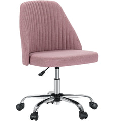 Cradle Home Office Swivel Armless Chair with Wheels, Height Adjustable - Pier 1