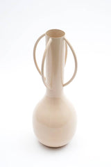 Cream Aluminum Vase - Vases