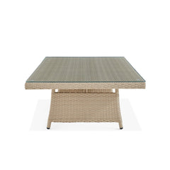 Cream Canaan All-weather Wicker Outdoor 57" Coffee Table - Pier 1
