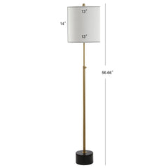 Crosby Adjustable Height Metal LED Floor Lamp - Pier 1