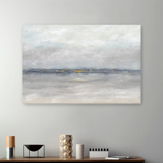 Crystal Gray Bay landscape Canvas Giclee - Pier 1