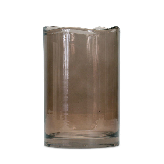 Decorative Wavy Glass Vase 8" - Pier 1