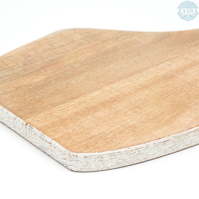 Diana Mango Wood Cutting Board with Handle - Pier 1