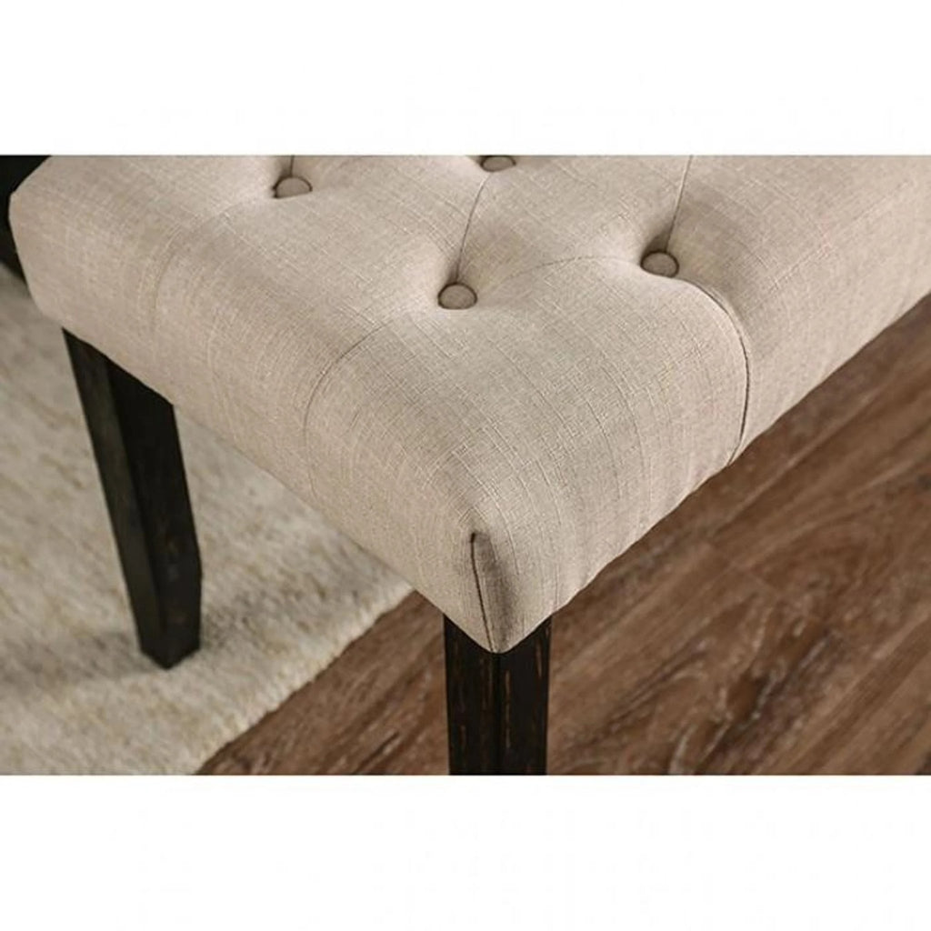 Dining Bench with Tufted Upholstered - Pier 1