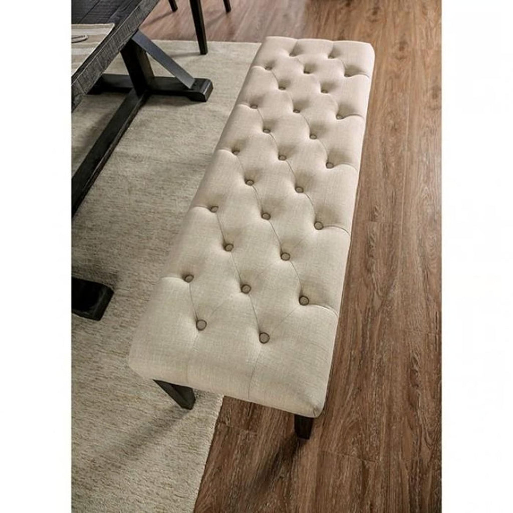 Dining Bench with Tufted Upholstered - Pier 1