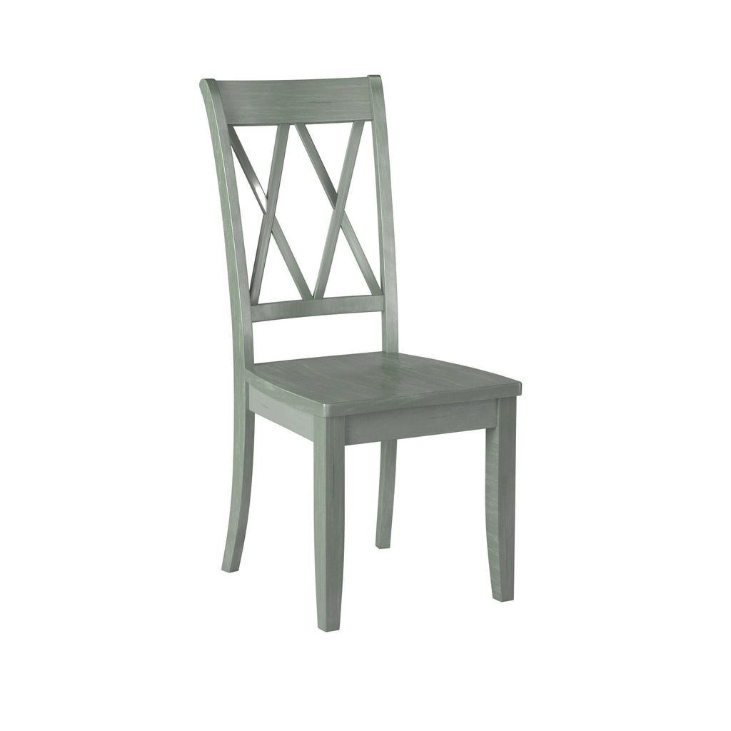Dining Chair with Double X Back Design, Set of 2 - Pier 1