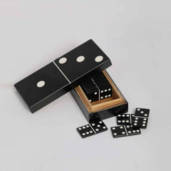 Domino-Game,-Resin-Set-of-28-Tiles-Toys-&-Games