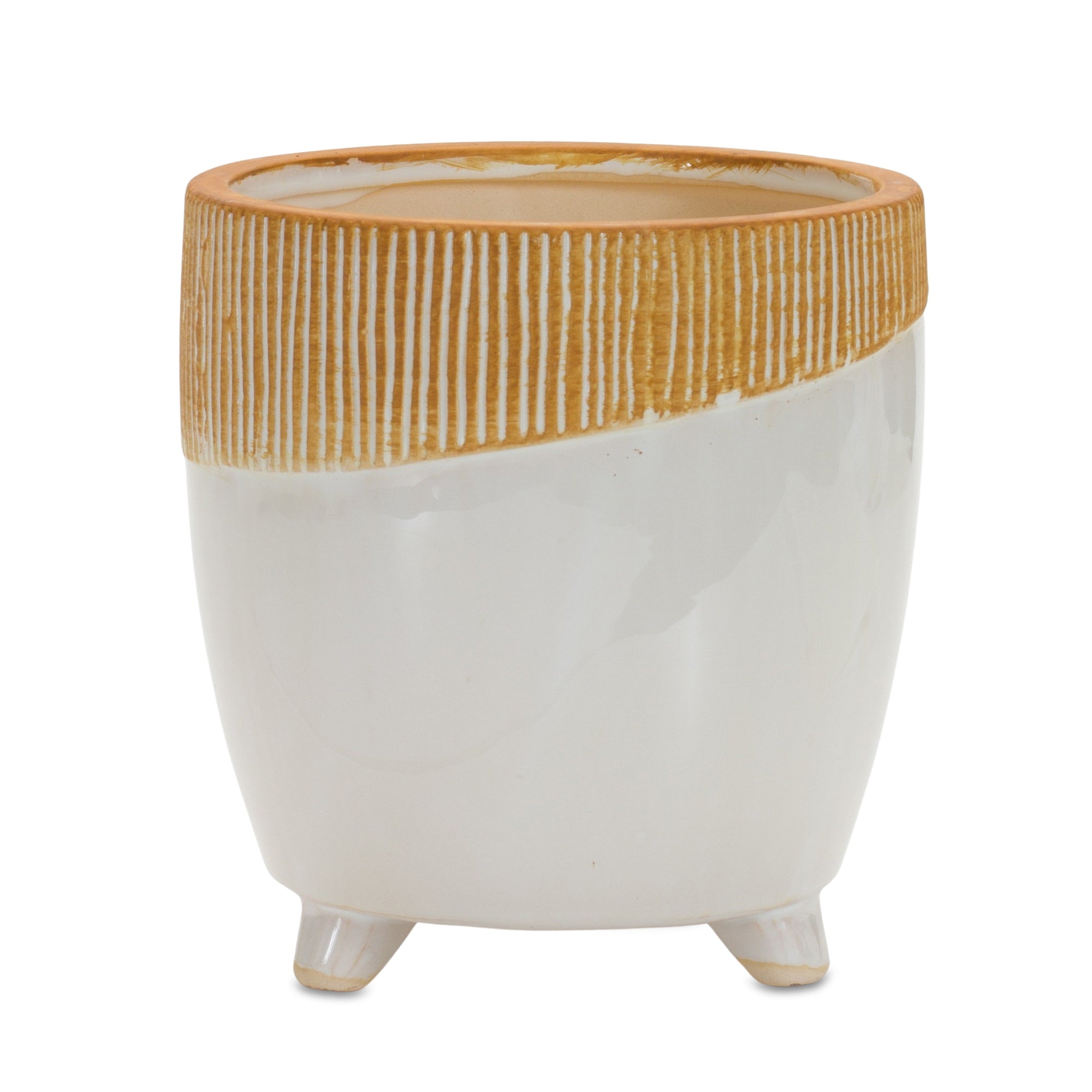 pier one plant pots Dual Tone 7.75" Ceramic Planter