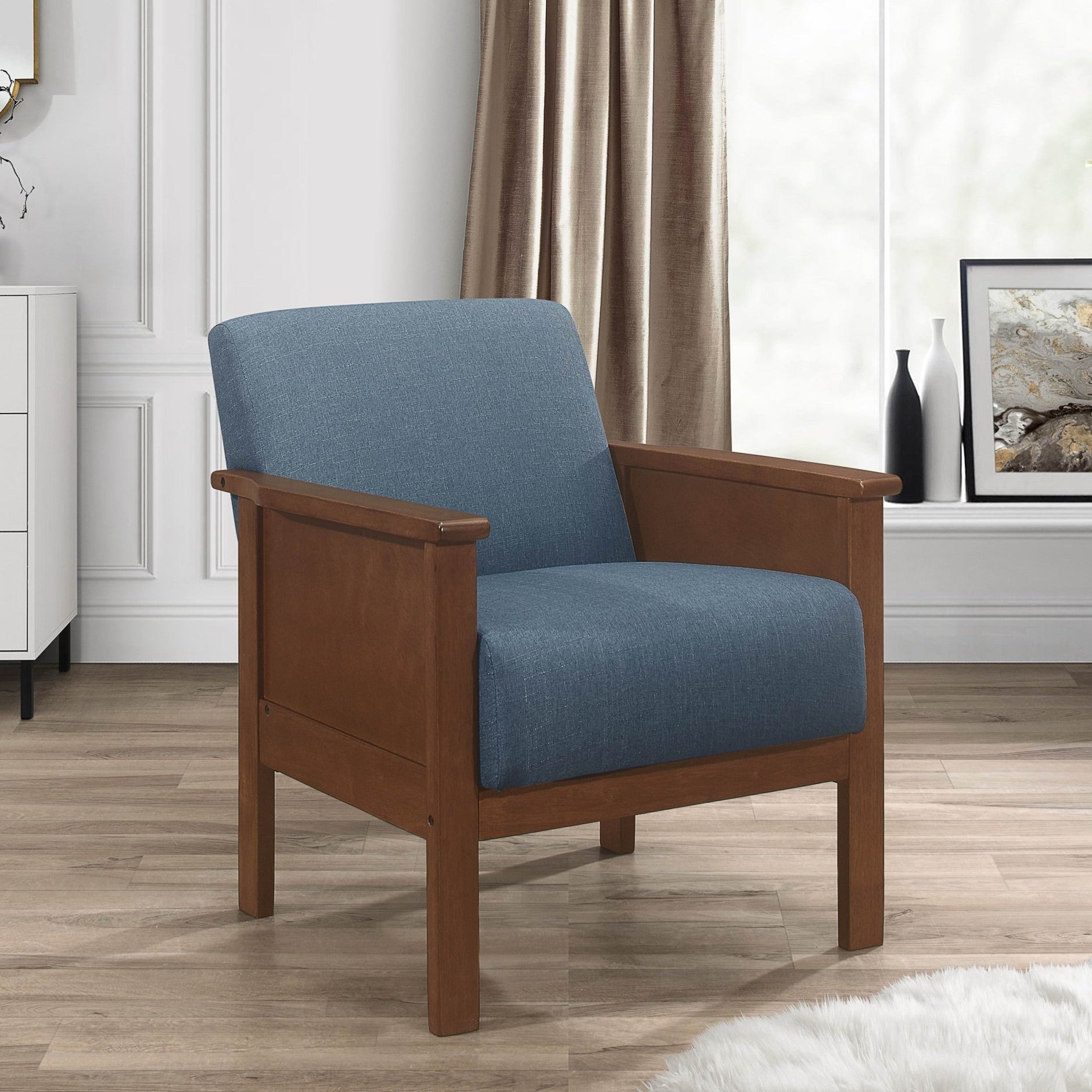 Durable Accent Chair with Plush Cushion - Pier 1