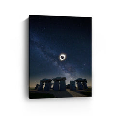 Eclipse at Carhenge Canvas Giclee - Pier 1