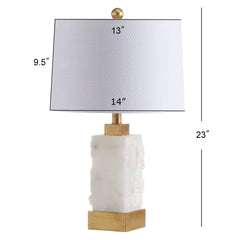 Eloise Alabaster/Metal LED Table Lamp - Pier 1