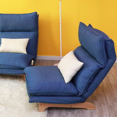 Elysium Foldable Multifunctional Floor Chair with Ottoman - Pier 1