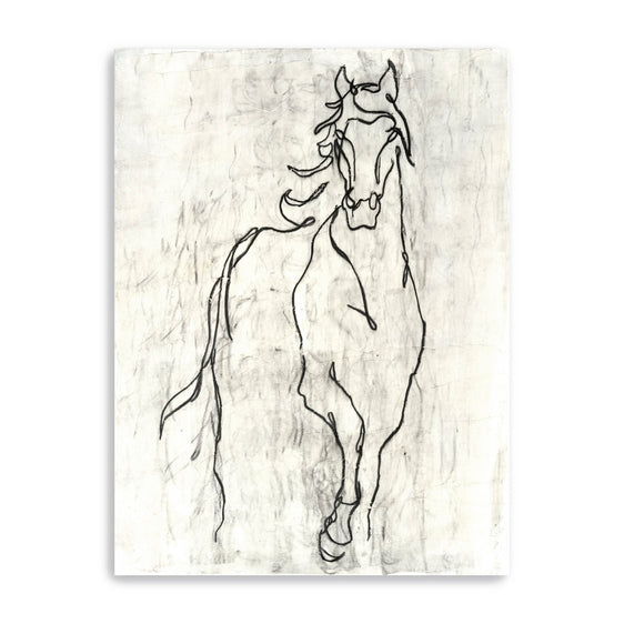 Embellished-Horse-Contour-Canvas-Giclee-Wall-Art-Wall-Art