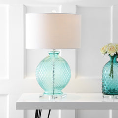 Estelle Glass and Crystal LED Table Lamp - Pier 1