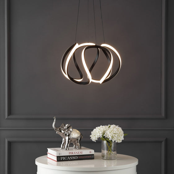 Euphoria-Light-Contemporary-Designer-Aluminum/Iron-Scribble-Integrated-LED-Pendant-Light-Decorative-Lighting