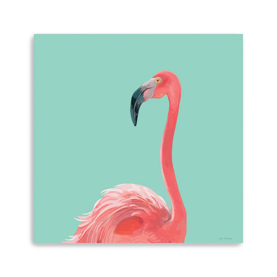 Flamingo-Canvas-Giclee-Wall-Art-Wall-Art