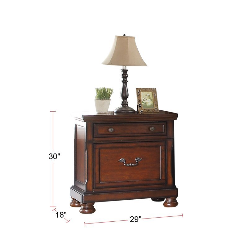 Formal Look Nightstand with Storage - Pier 1