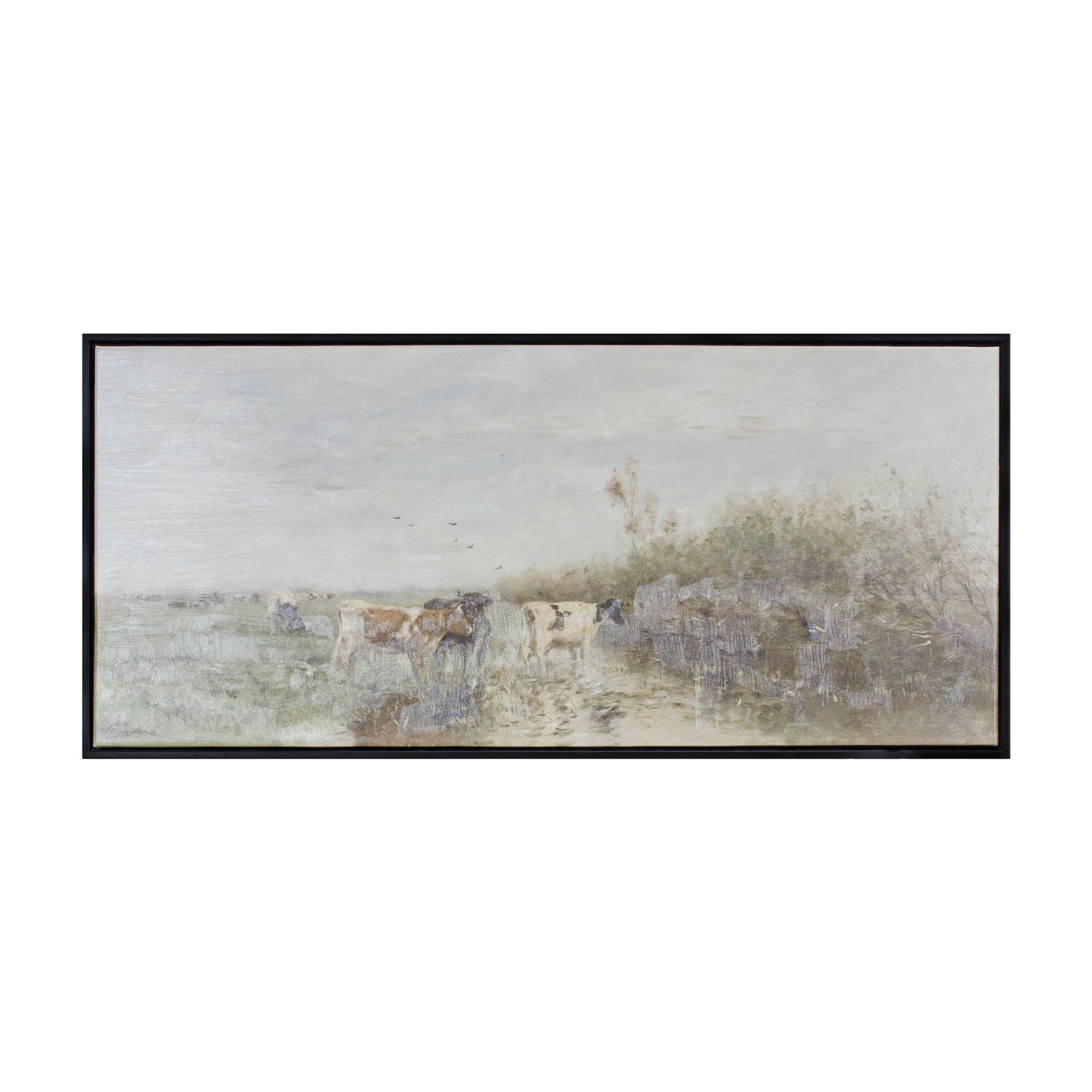 Framed Farm Canvas Wall Art 37.25" - Pier 1
