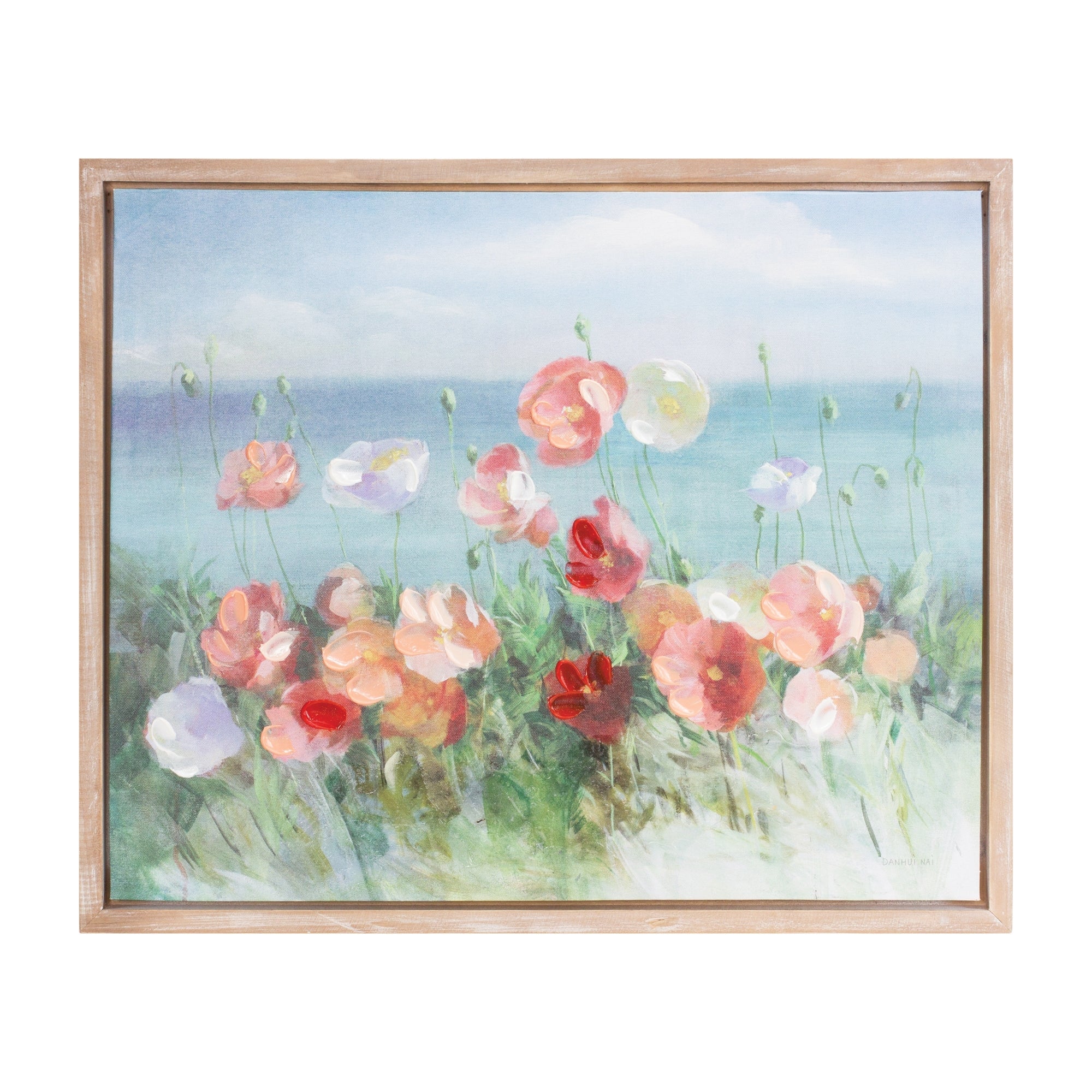 Framed Floral Canvas Art 23.75" - Pier 1