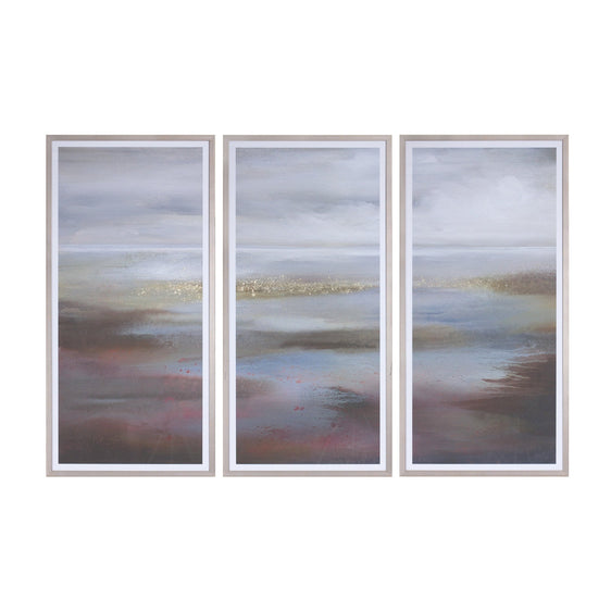 Framed-Landscape-Panel-Wall-Art,-Set-of-3-Wall-Art