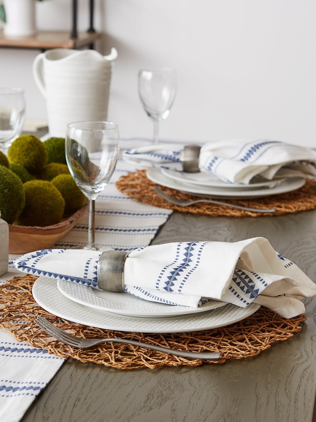 Pier 1 Zig Dobby Stripe Napkins - Thumbnail 5
