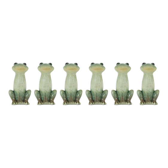 Garden Frog Figurine, Set of 6 - Pier 1