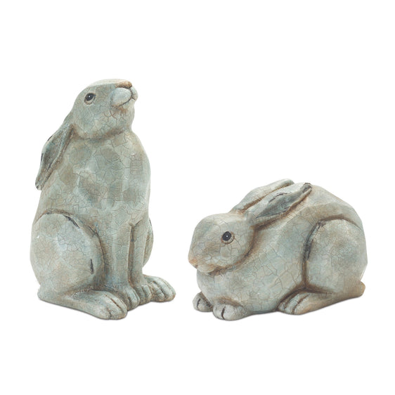 Garden Rabbit Figurine (Set of 2) - Pier 1