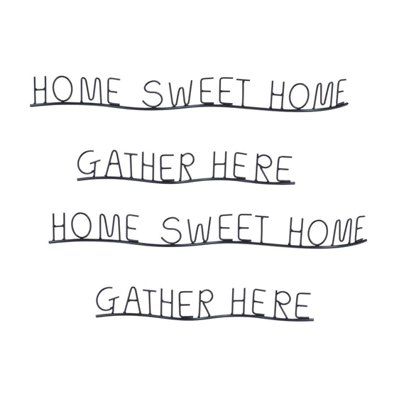 Gather-and-Home-Sentiment-Décor,-Set-of-4-Decorative-Accessories