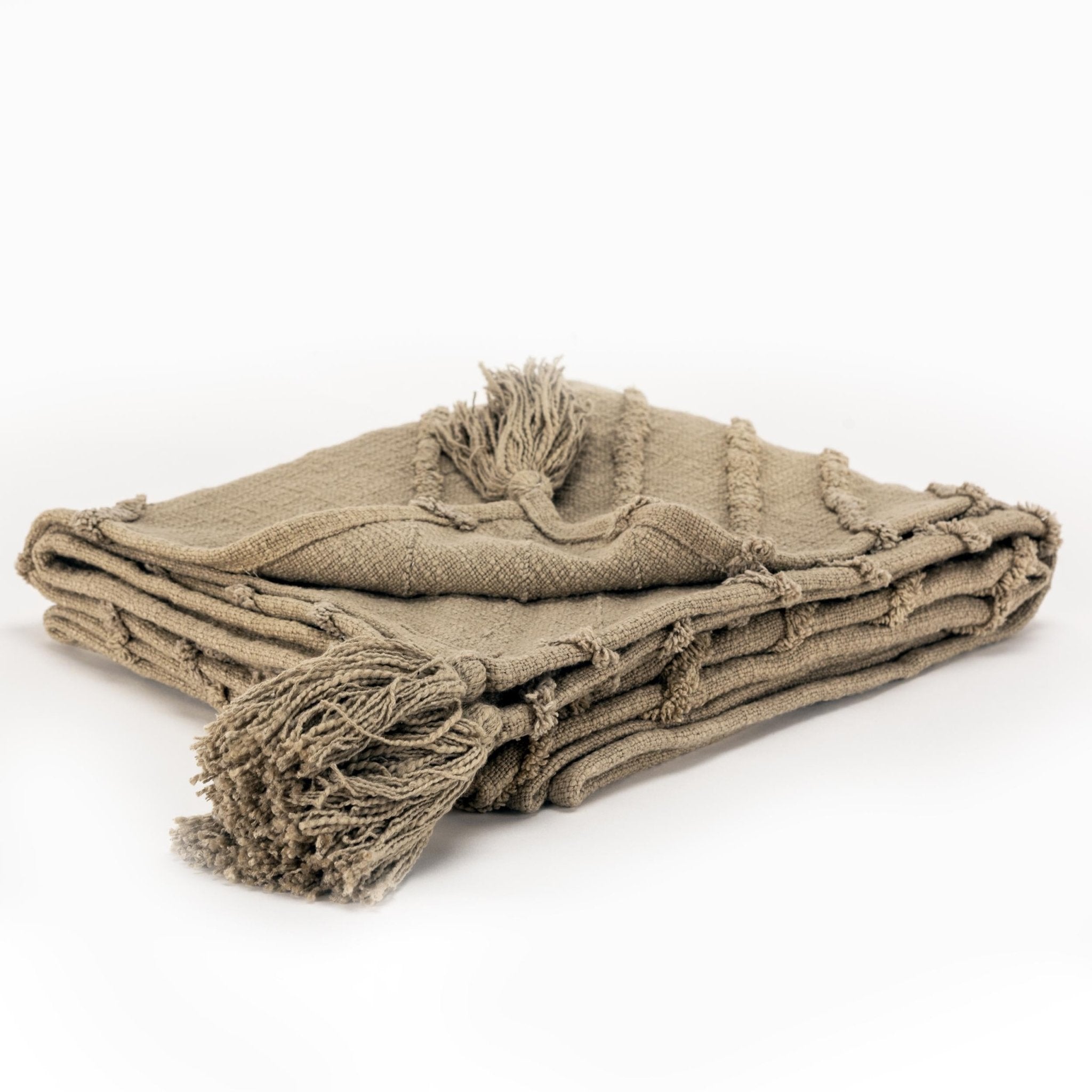 Geometric 100% Woven Textured Cotton Throw - Pier 1