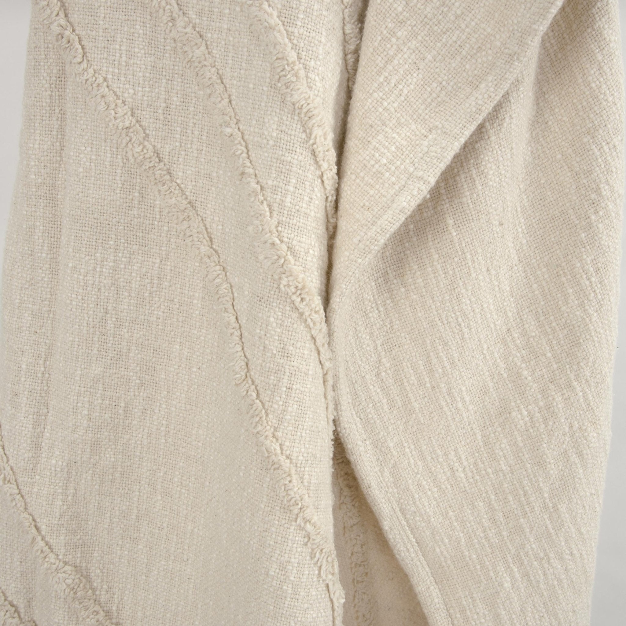 Geometric 100% Woven Textured Cotton Throw - Pier 1