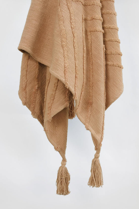 Geometric 100% Woven Textured Cotton Throw - Pier 1