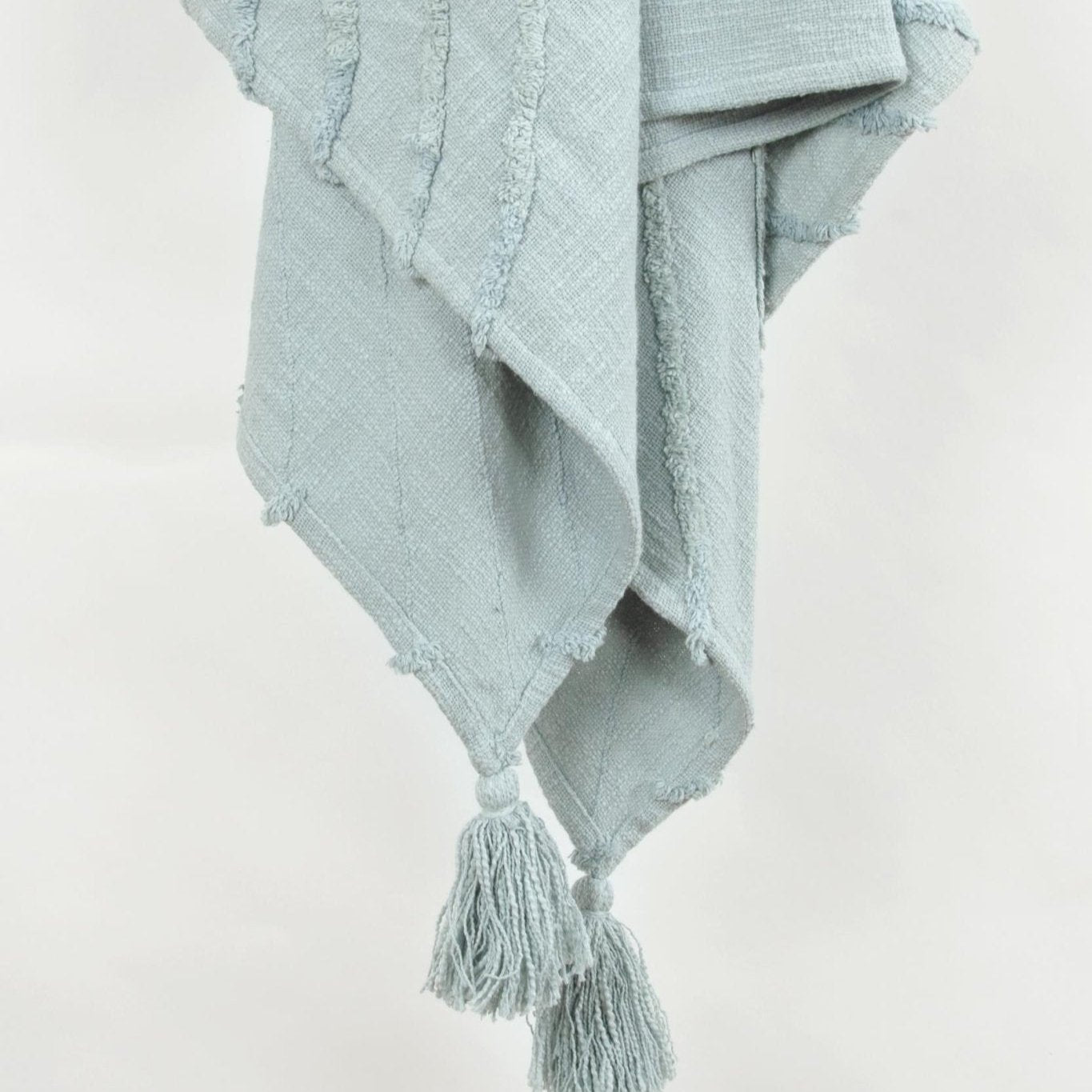 Geometric 100% Woven Textured Cotton Throw - Pier 1