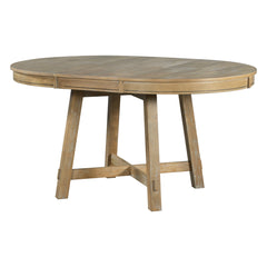 Gia Round Extendable Dining Table with 16" Leaf Wood - Pier 1
