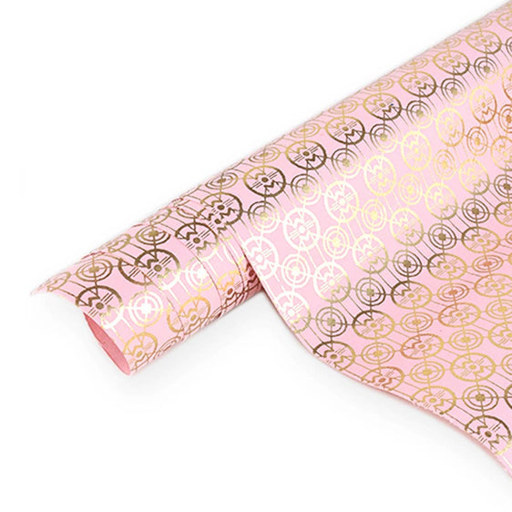 Gift Wrap Roll / Set of 5 Pcs / Gold & Pink - Pier 1