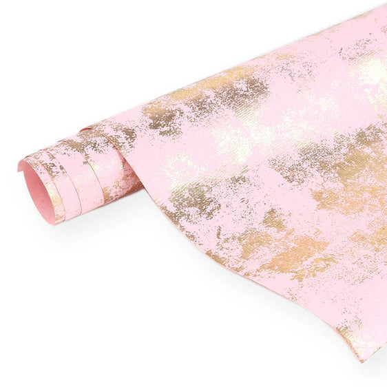 Gift-Wrap-Roll-/-Set-of-5-Pcs-/-Pink-Wrapping-Paper