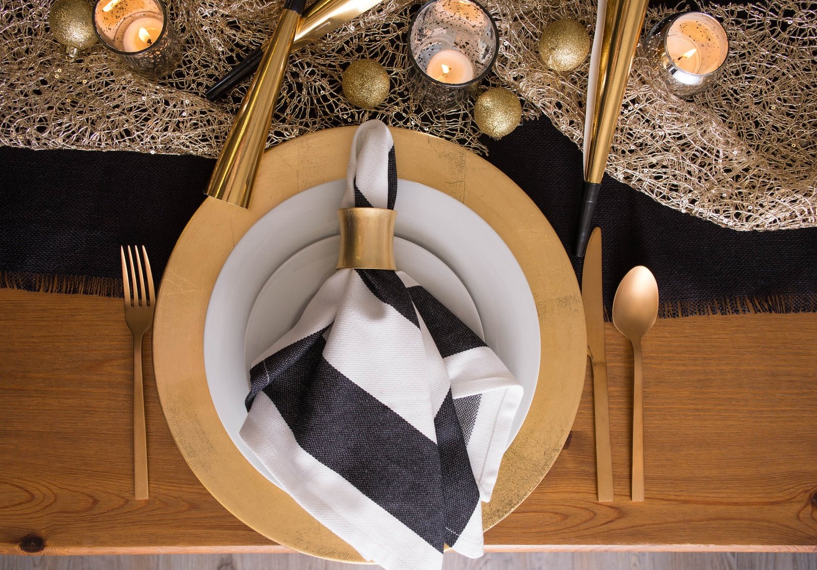Gold Sequin Mesh Table Runner Roll 16in x 10ft - Pier 1