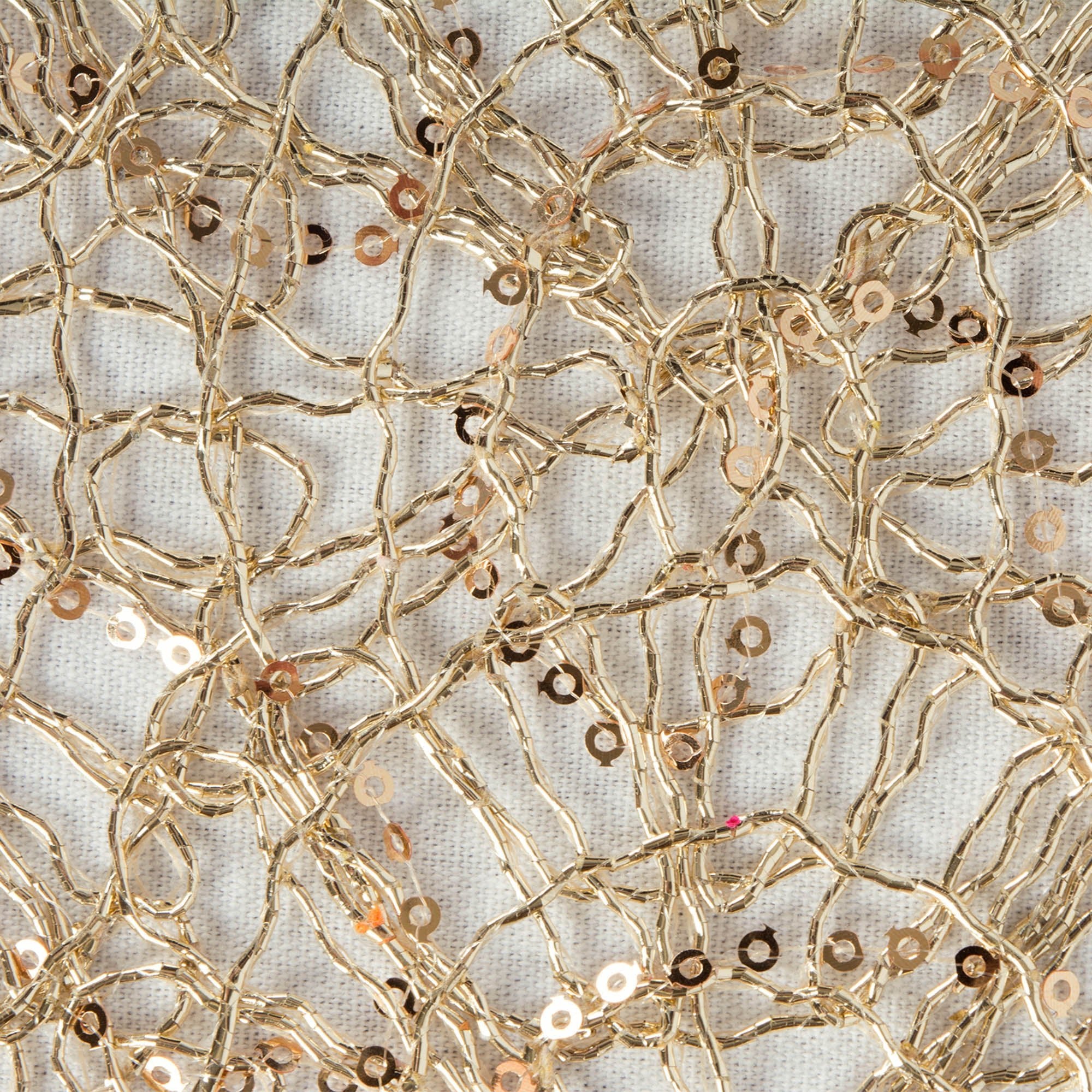 Gold Sequin Mesh Table Runner Roll 16in x 10ft - Pier 1