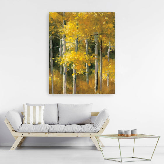 Golden Birches Canvas Giclee - Pier 1
