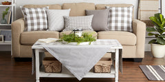 Gray & White Gingham Buffalo Check Pillow Covers, Set of 4 - Pier 1
