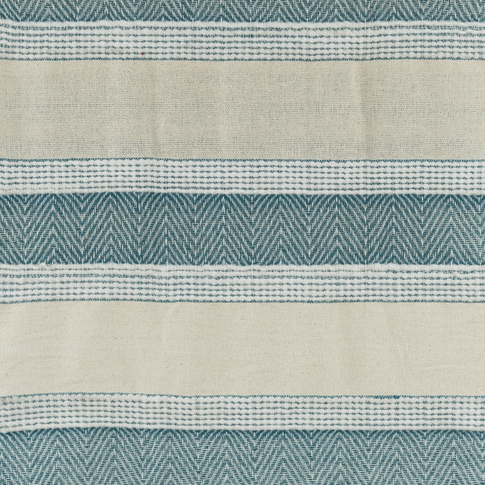 Hand loomed Stripe And Chevron 90% Cotton/10% Acrylic Throw - Pier 1