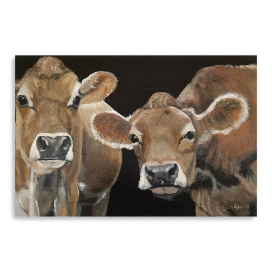 Hello-There-Cows-Canvas-Giclee-Wall-Art-Wall-Art