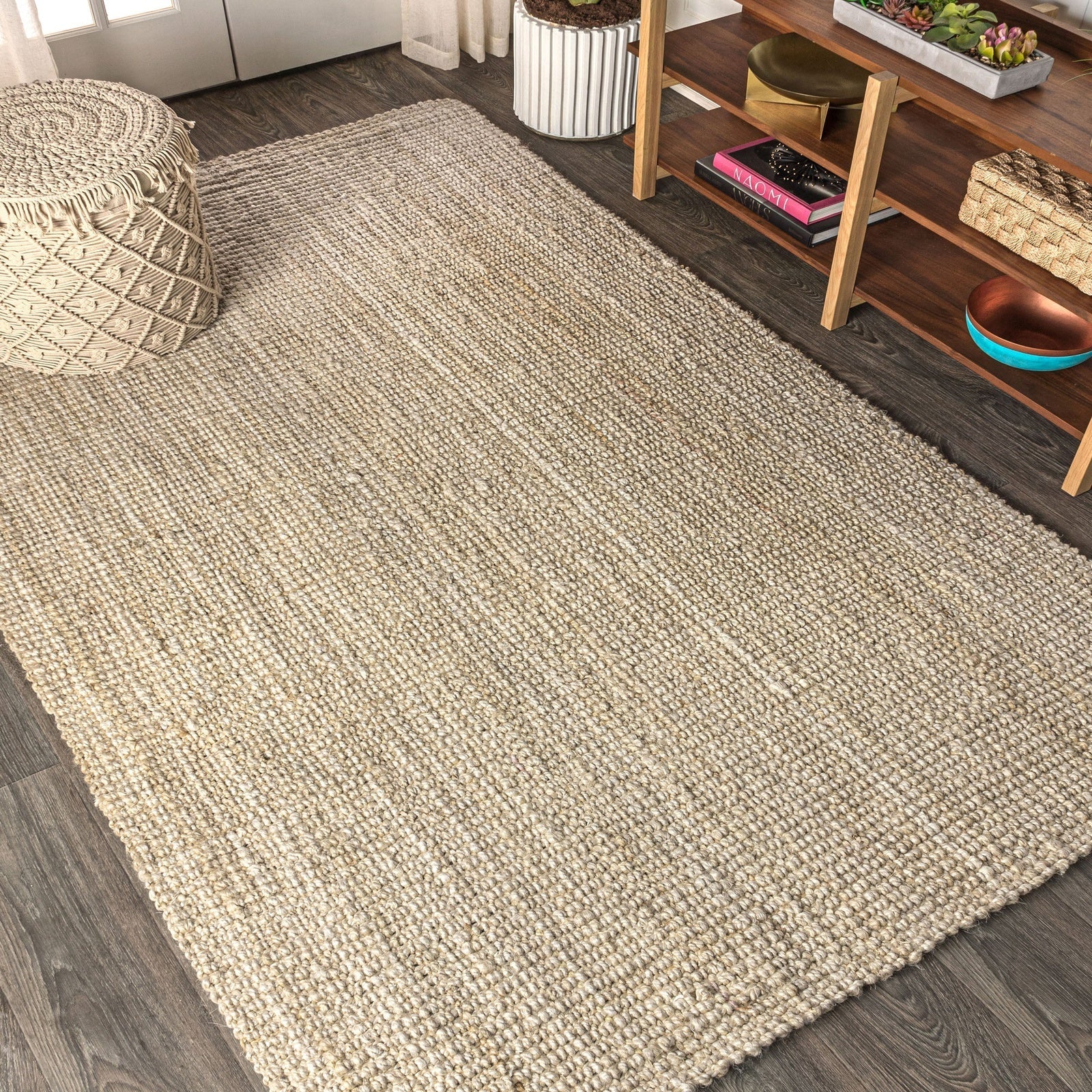 Hiro Hand Woven Chunky Jute Area Rug - Pier 1
