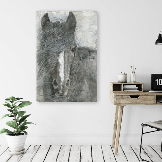 Horse in the Wind Canvas Giclee - Pier 1