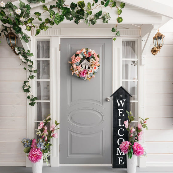 House-Shaped-Welcome-Porch-Sign-Porch-Sign