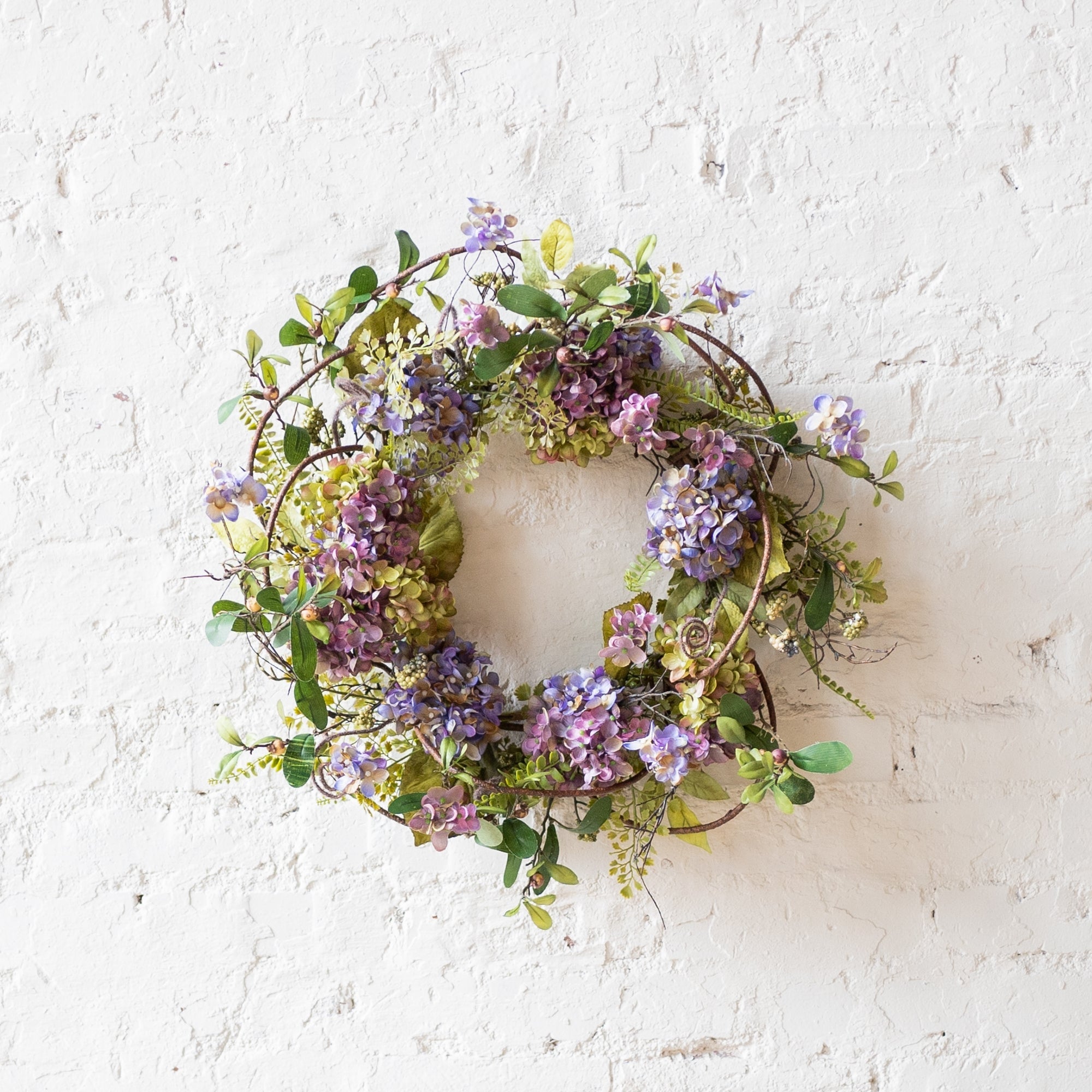 Hydrangea Floral Wreath 22" - Pier 1