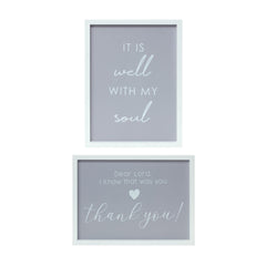 It-Is-Well-and-Thank-You-Wooden-Plaque,-Set-of-2-Wall-Art
