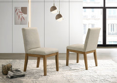 Jasper Contemporary Fabric Dining Chair, Set of 2 - Dining Chairs
