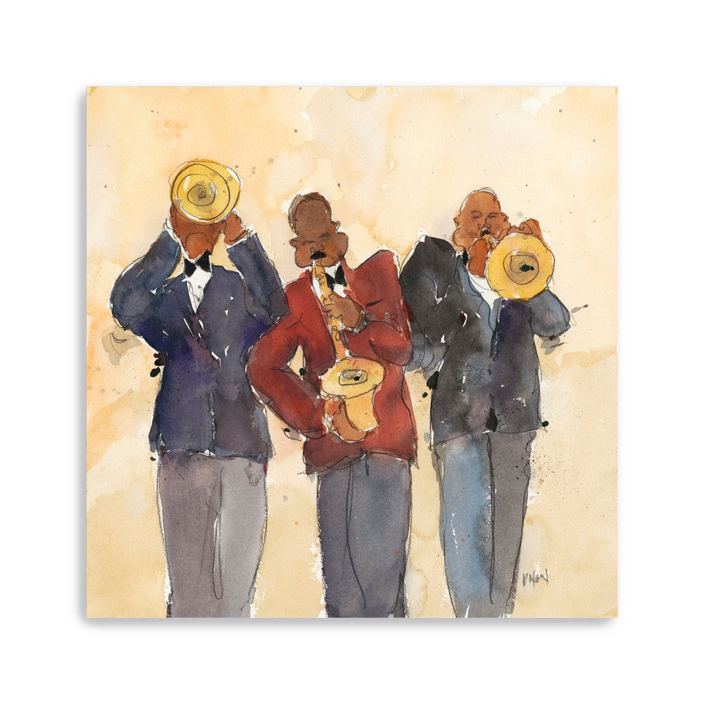 Jazz Trio I Canvas Giclee - Wall Art